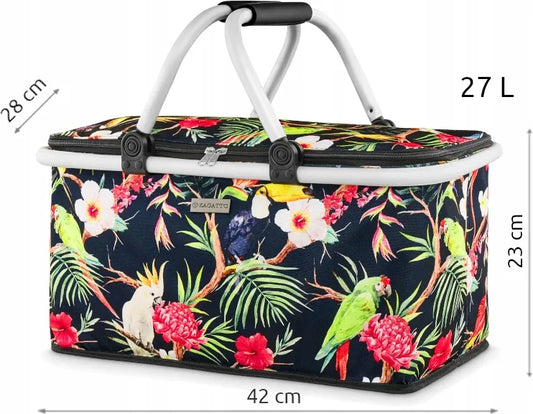 Iškylos krepšys, termo krepšys, sulankstomas, iškyloms, apsipirkimui, dovana, ZAGATTO