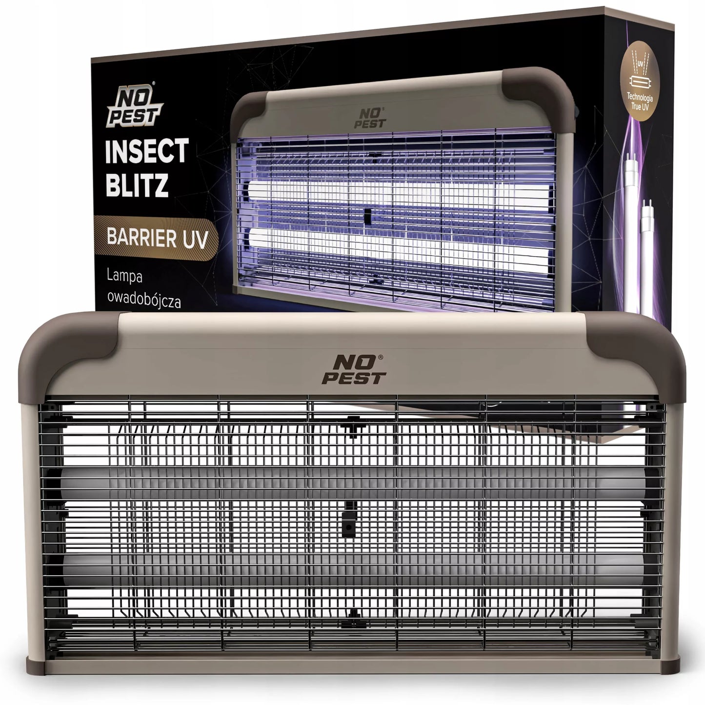 UV INSEKTICIDINĖ LAMPA, NO PEST, SKIRTA TARAKONAMS, MUSĖMS, KRIENELĖMS, MOLiams, VABZDŽIAMS, DIDELĖ