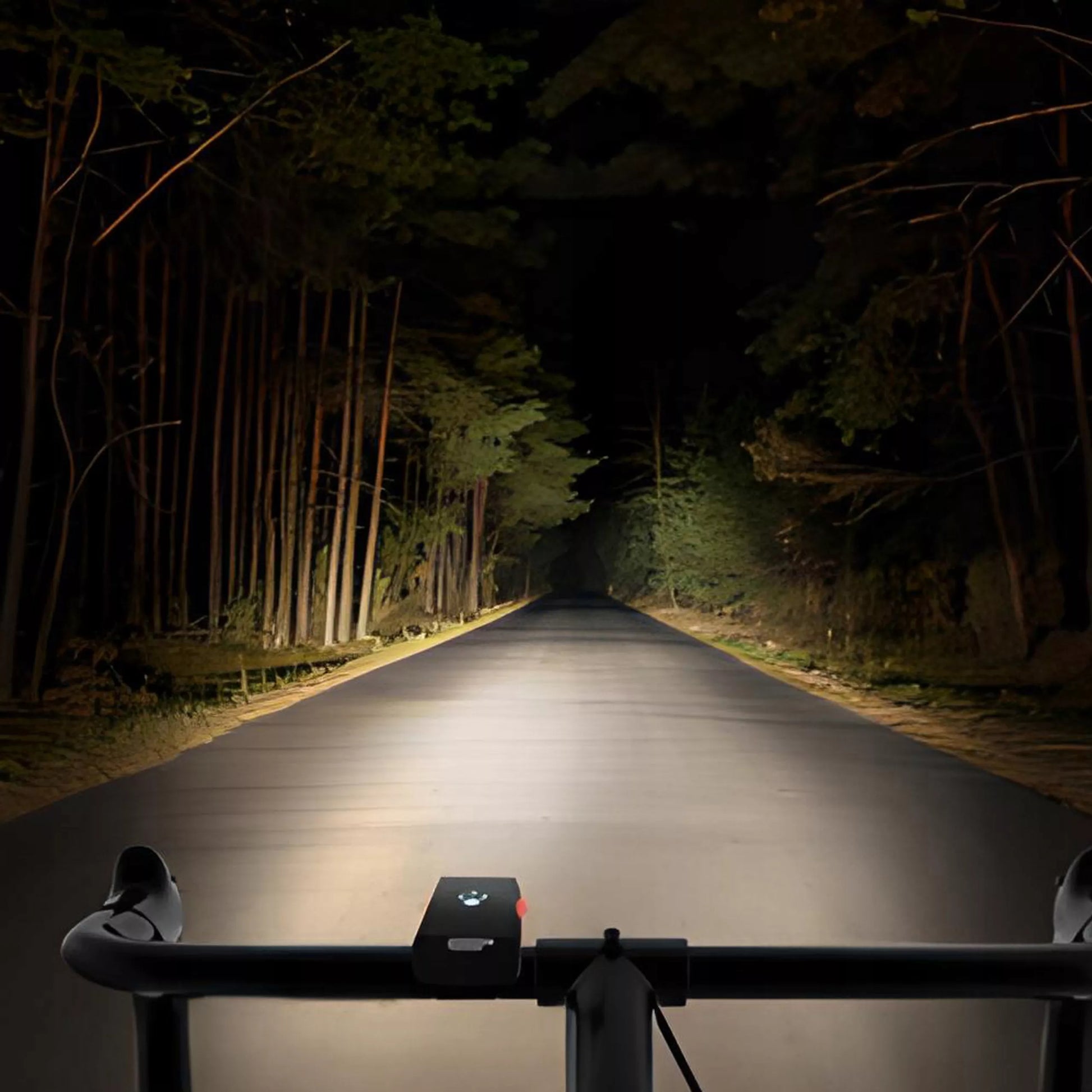 Dviračio žibintų rinkinys, priekinis + galinis ( USB ) 1600 lm