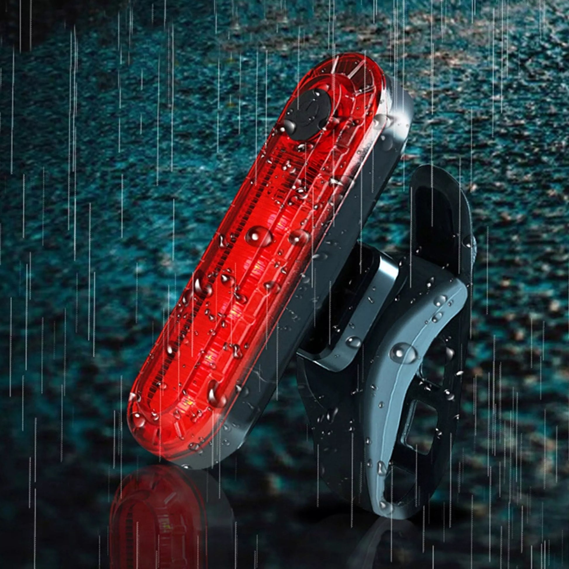 Dviračio žibintų rinkinys, priekinis + galinis ( USB ) 1600 lm