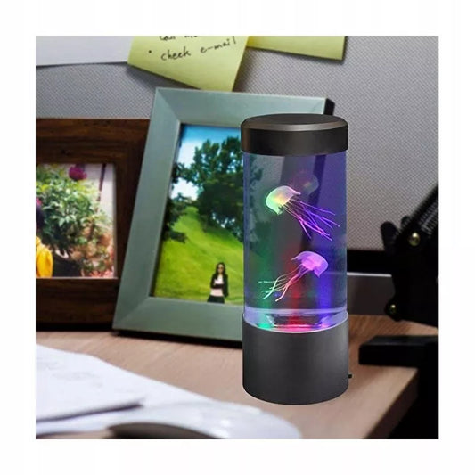 Vaikiška medūzų stalė lemputė – akvariumo imitacija