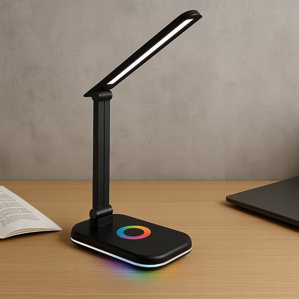 Stalinė lempa LED RGB mokyklinė naktinė jutiklinė CCT USB reguliuojama