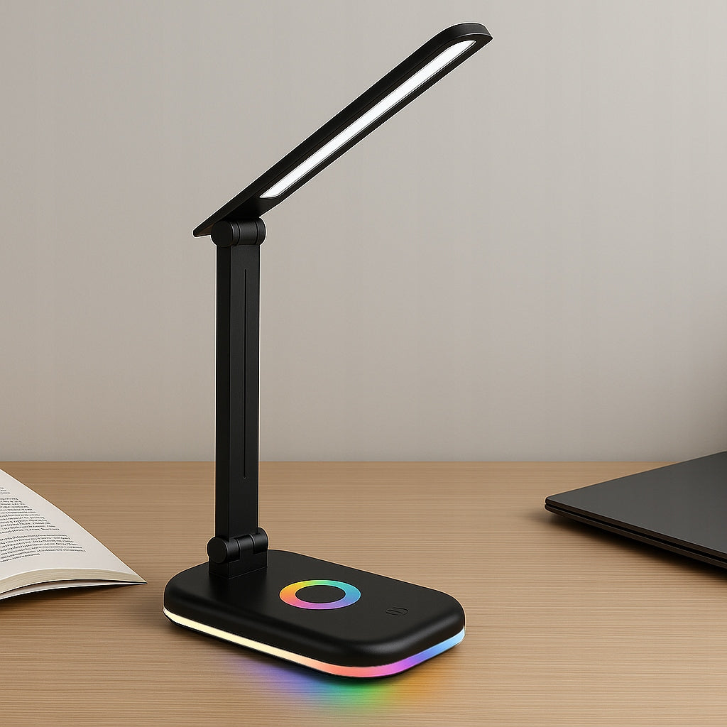 Stalinė lempa LED RGB mokyklinė naktinė jutiklinė CCT USB reguliuojama