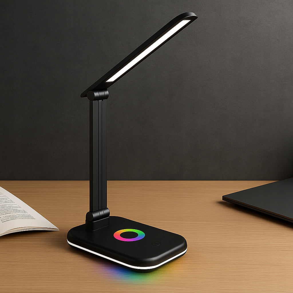 Stalinė lempa LED RGB mokyklinė naktinė jutiklinė CCT USB reguliuojama