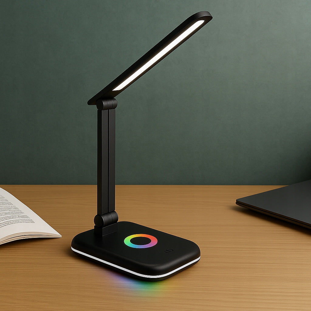 Stalinė lempa LED RGB mokyklinė naktinė jutiklinė CCT USB reguliuojama