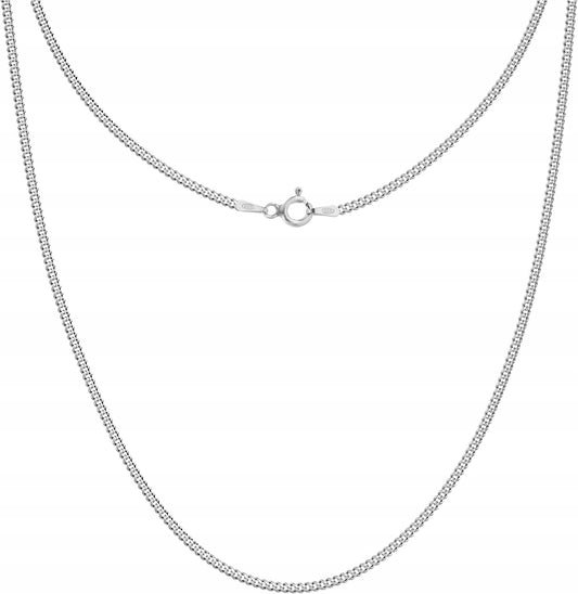 Sidabriniai karoliai „Pancerka“ vyrams, 60 cm, 925 praba