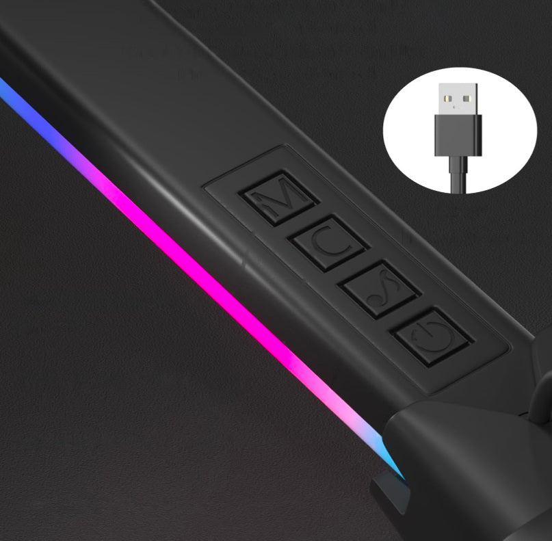 LED RGB Stalinių lempų rinkinys (2 vnt.)