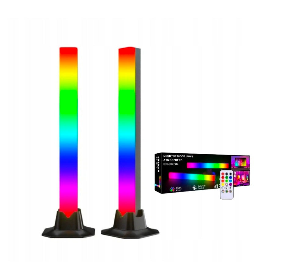 LED RGB Stalinių lempų rinkinys (2 vnt.)