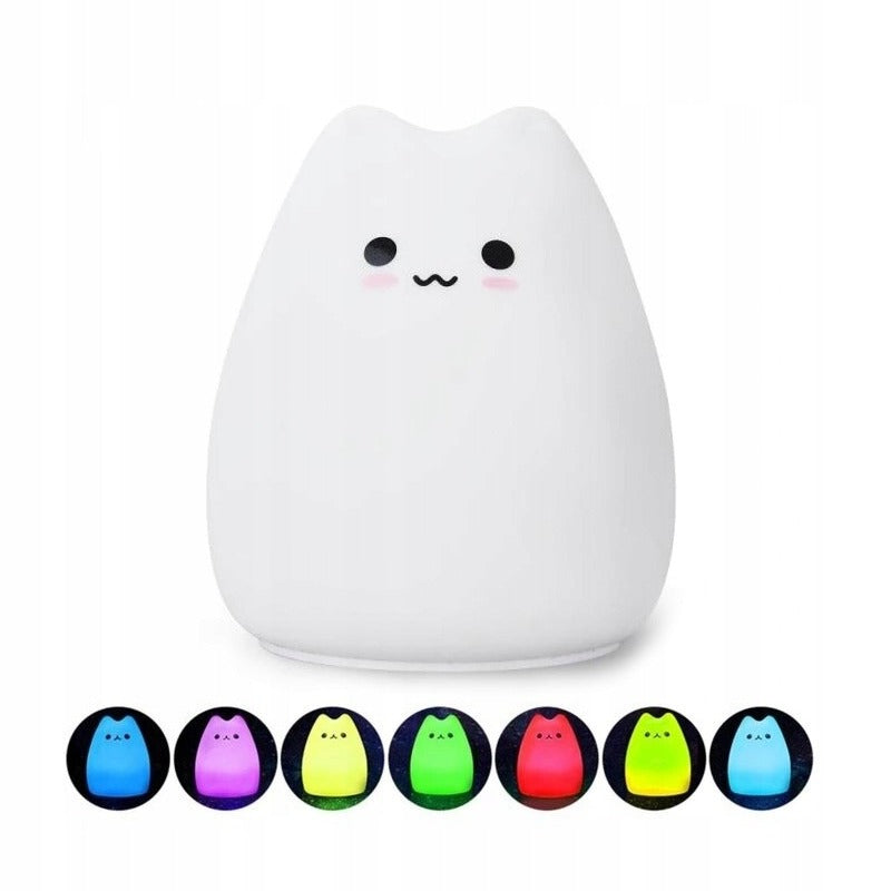 LED naktinė lempa Kačiukas