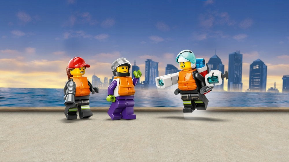 LEGO CITY Ugniagesių laivas 60373