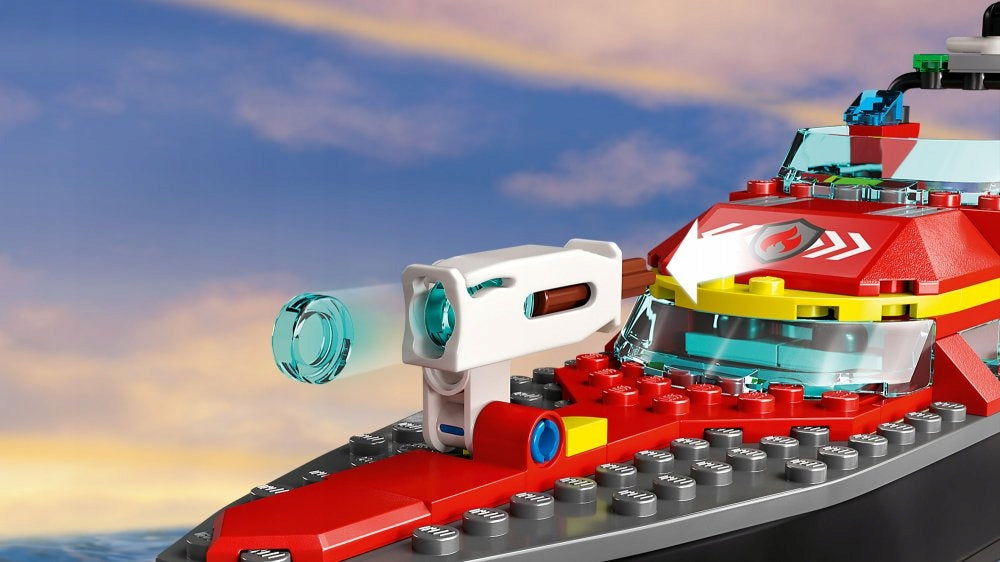 LEGO CITY Ugniagesių laivas 60373