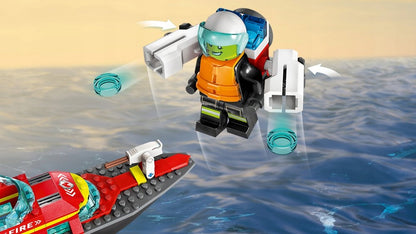 LEGO CITY Ugniagesių laivas 60373