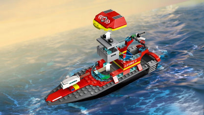 LEGO CITY Ugniagesių laivas 60373