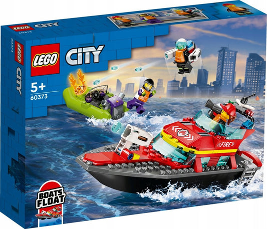 LEGO CITY Ugniagesių laivas 60373