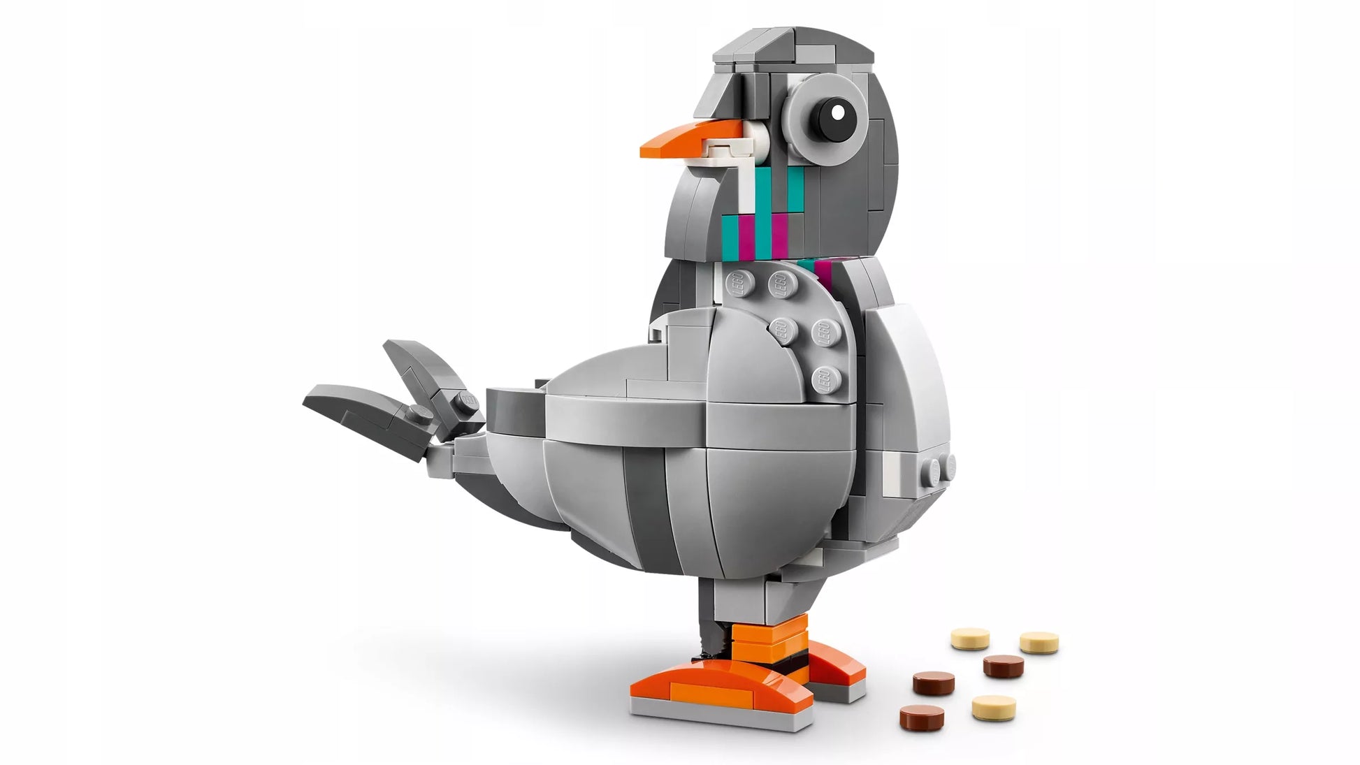 LEGO Creator 3-in-1 Žvalus katinas Judantis šuo Žavinga balandė 31163