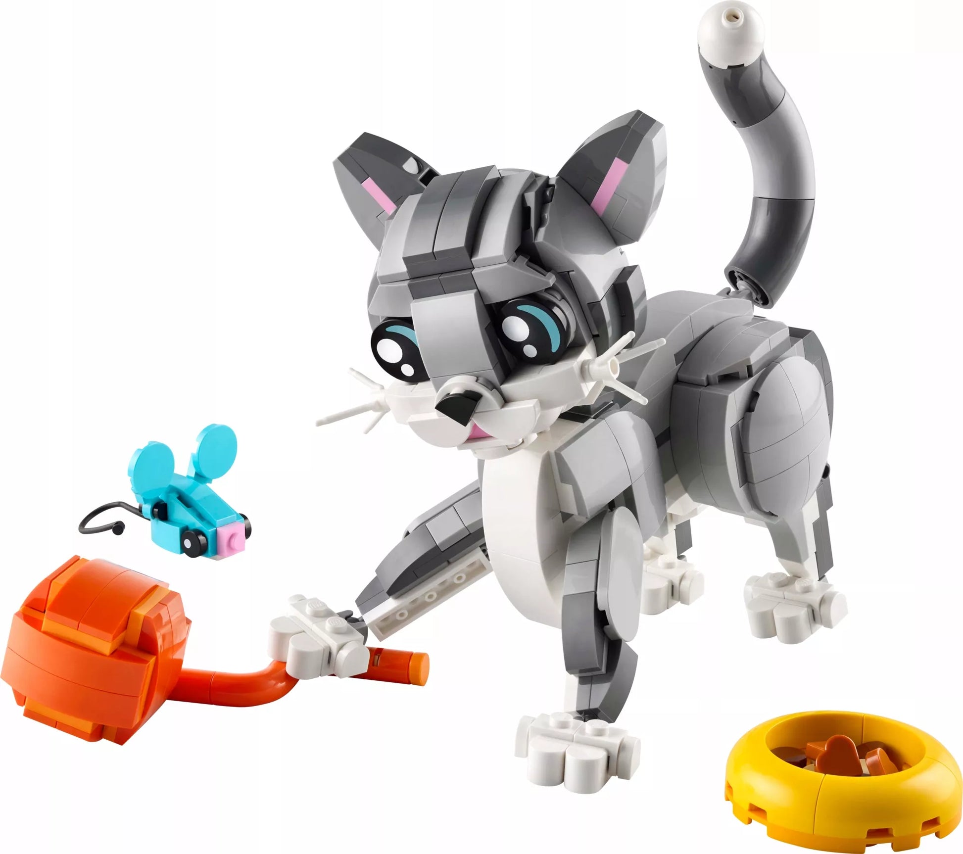 LEGO Creator 3-in-1 Žvalus katinas Judantis šuo Žavinga balandė 31163