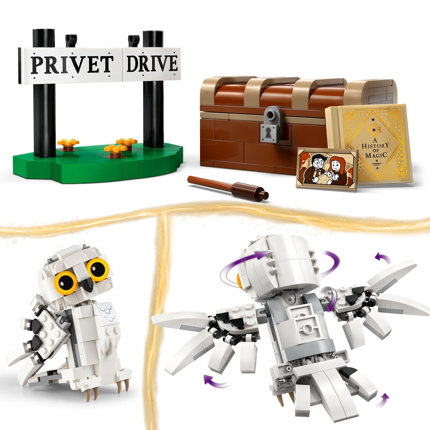 LEGO Harry Potter 76425 Hedviga Zobí gatvėje 4