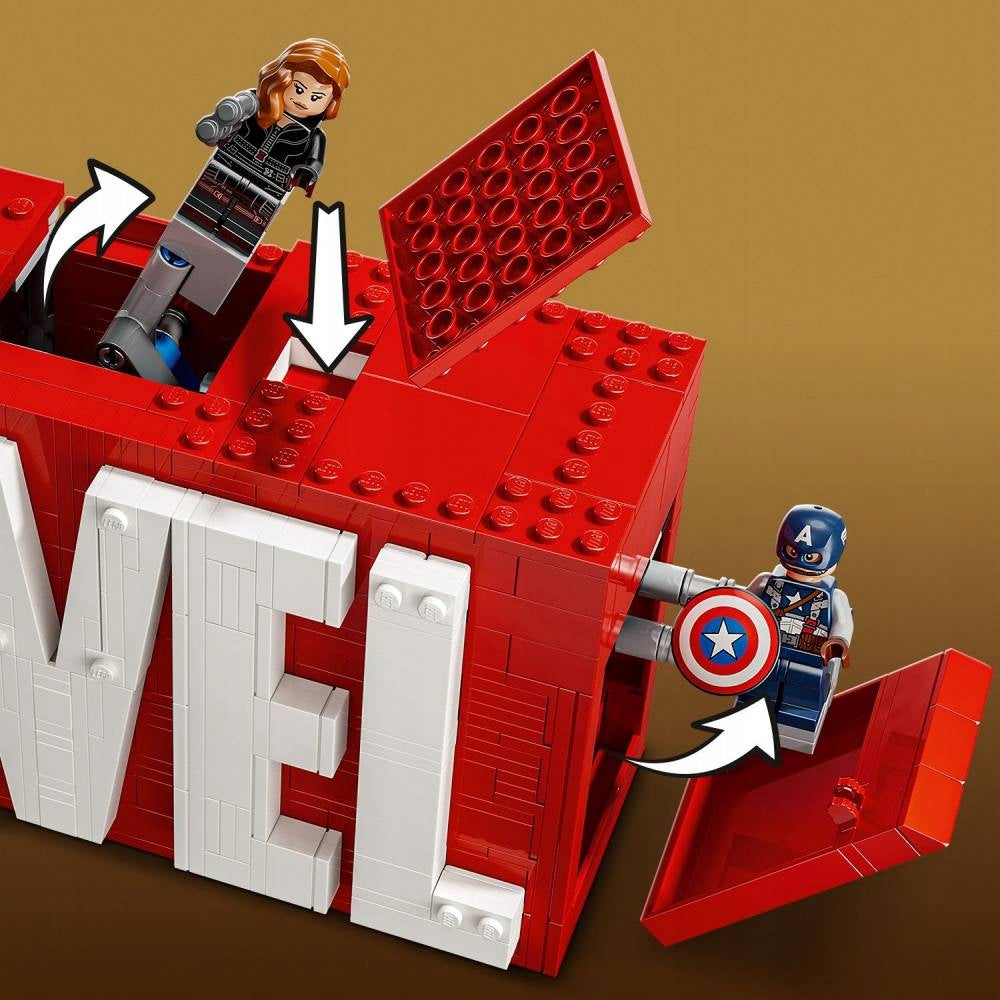 LEGO MARVEL SUPER HEROES Logotipas MARVEL su minifigūrėlėmis 76313