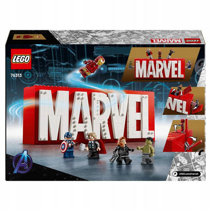 LEGO MARVEL SUPER HEROES Logotipas MARVEL su minifigūrėlėmis 76313