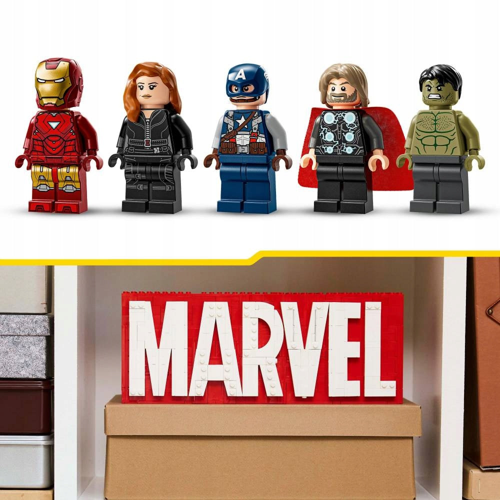 LEGO MARVEL SUPER HEROES Logotipas MARVEL su minifigūrėlėmis 76313