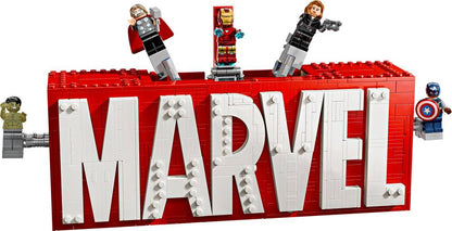 LEGO MARVEL SUPER HEROES Logotipas MARVEL su minifigūrėlėmis 76313