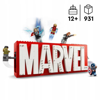 LEGO MARVEL SUPER HEROES Logotipas MARVEL su minifigūrėlėmis 76313