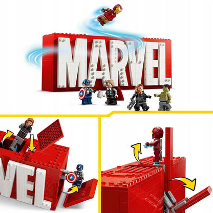 LEGO MARVEL SUPER HEROES Logotipas MARVEL su minifigūrėlėmis 76313