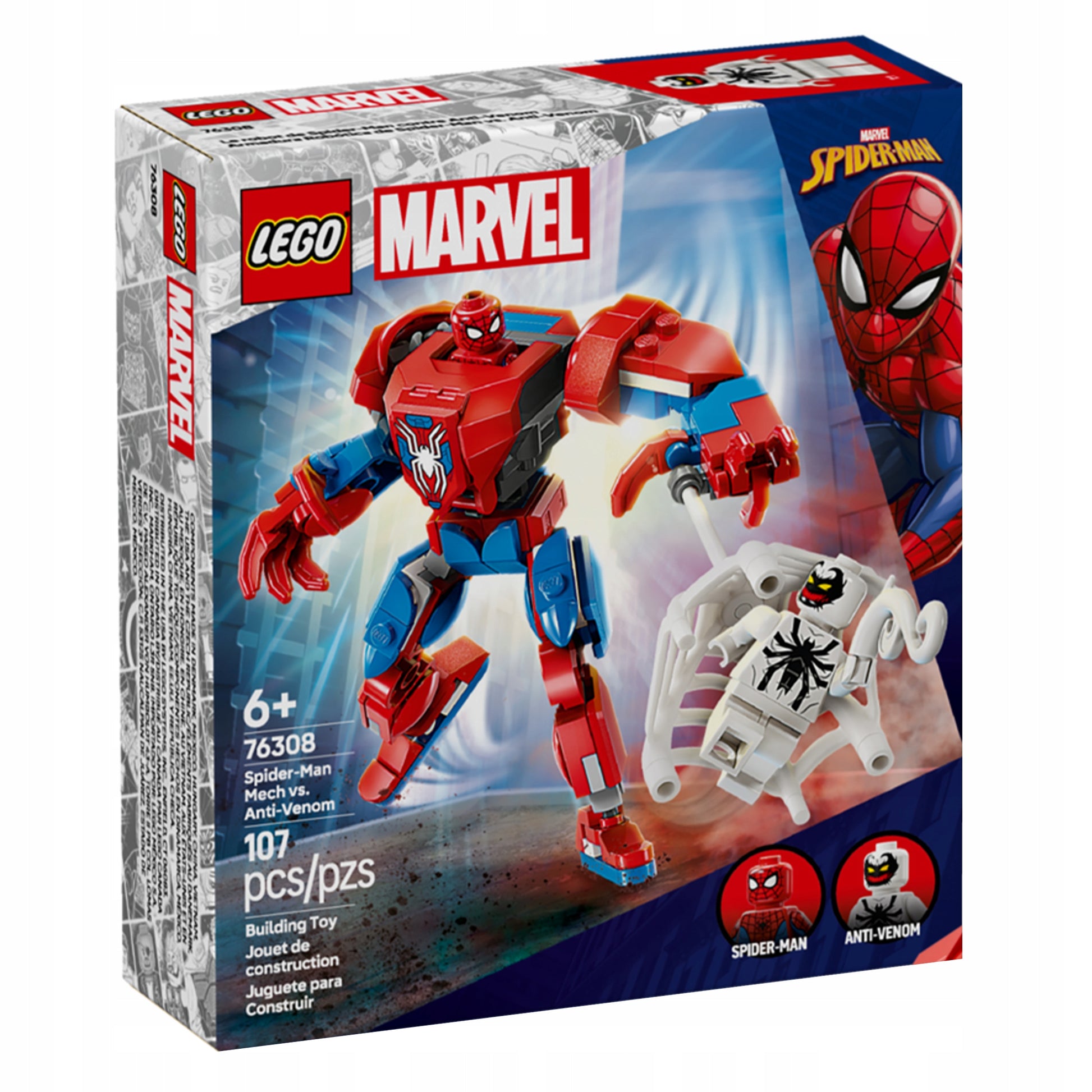 LEGO Marvel Super Heroes 76308 Žmogus-voras prieš Anti-Venomą