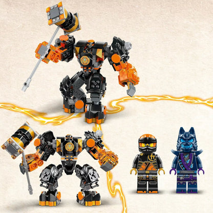 LEGO Ninjago Žemės stichijos Cole’o mech 71806 kaladėlės vaikams