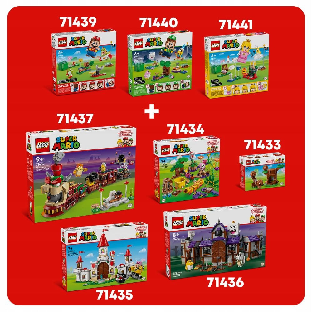 LEGO SUPER MARIO Nuotykiai su interaktyvia figūrėle LEGO Luigi 71440