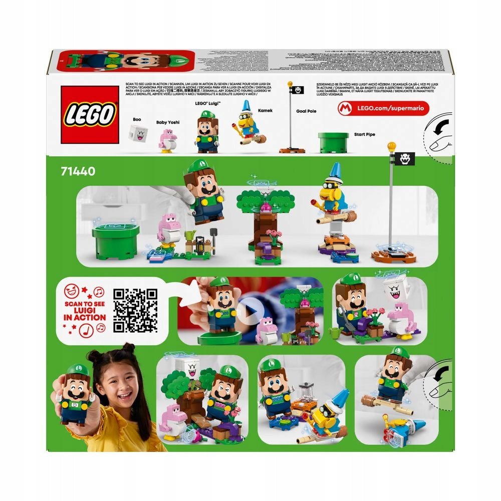LEGO SUPER MARIO Nuotykiai su interaktyvia figūrėle LEGO Luigi 71440