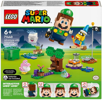 LEGO SUPER MARIO Nuotykiai su interaktyvia figūrėle LEGO Luigi 71440