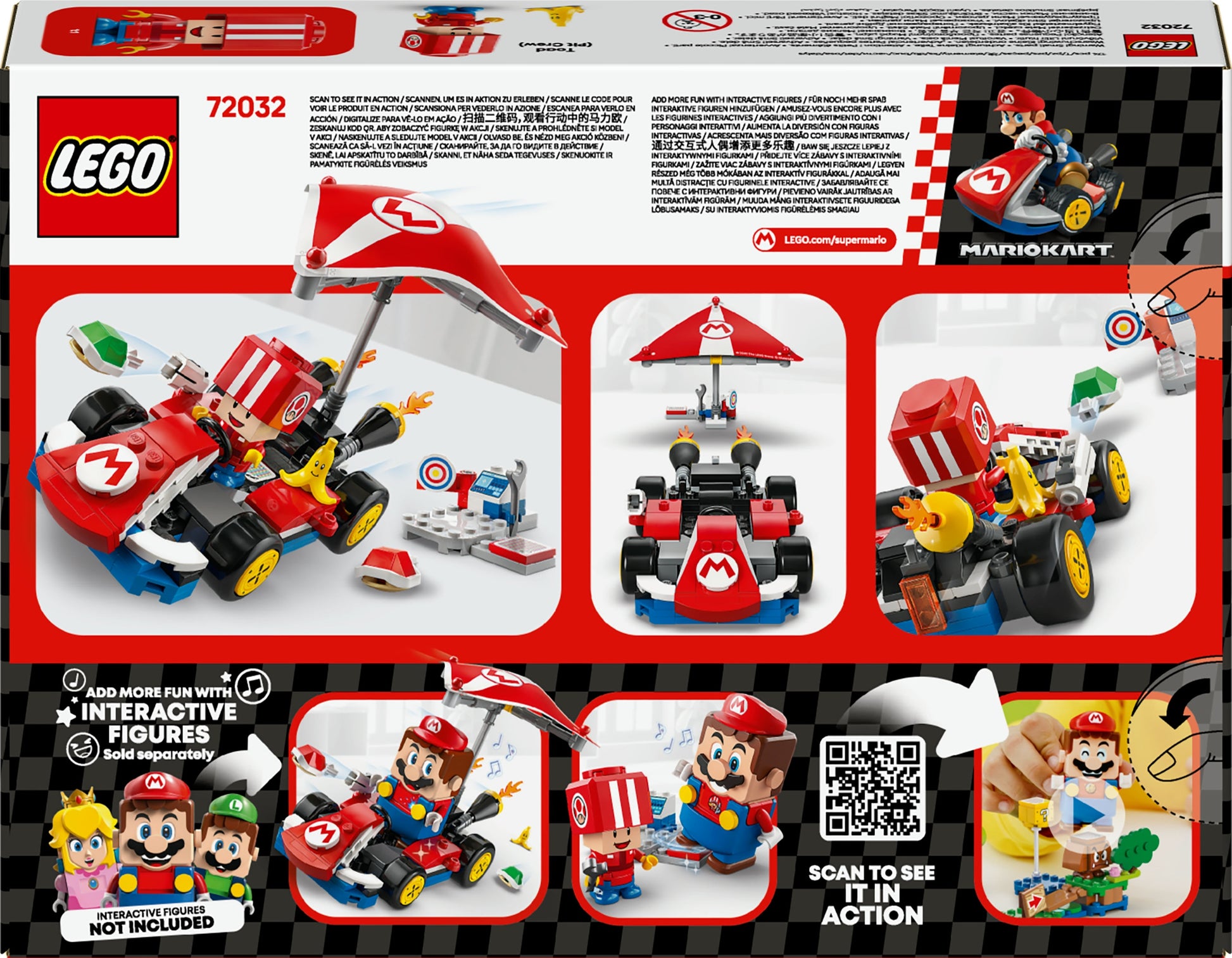 LEGO Super Mario 72032 Mario Kart - Standartinis kartas