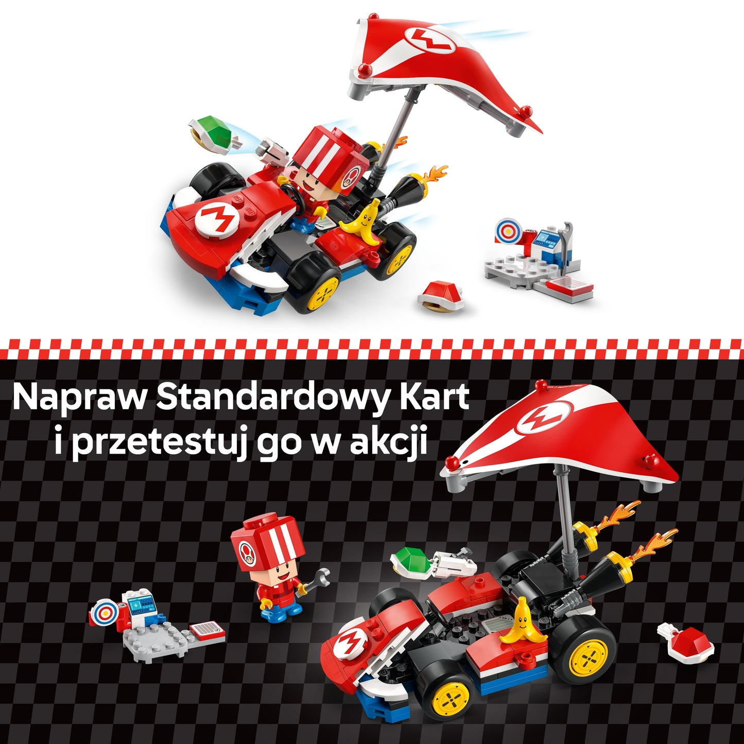 LEGO Super Mario 72032 Mario Kart - Standartinis kartas