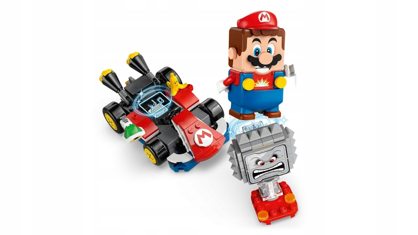LEGO Super Mario 72043 Mario Kart Interaktyvi figūrėlė LEGO Mario ir