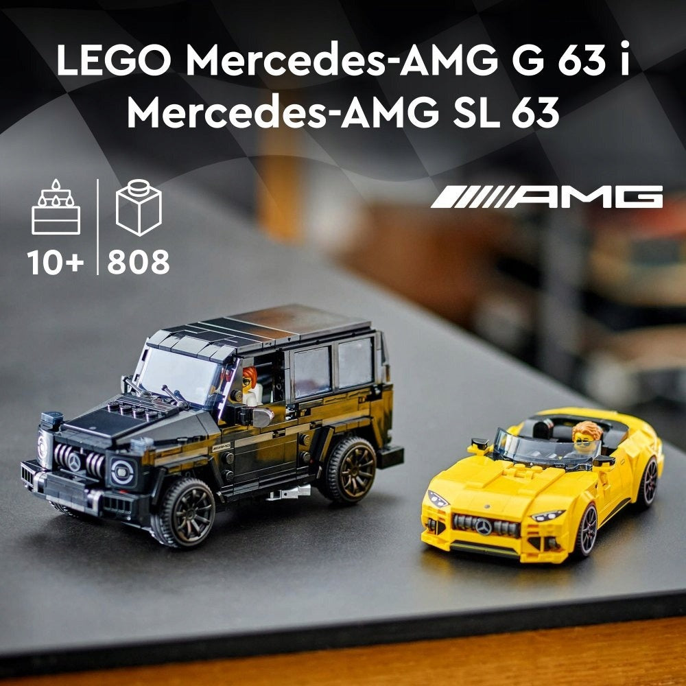 LEGO Speed Champions „Mercedes-AMG G 63 ir Mercedes-AMG SL 63