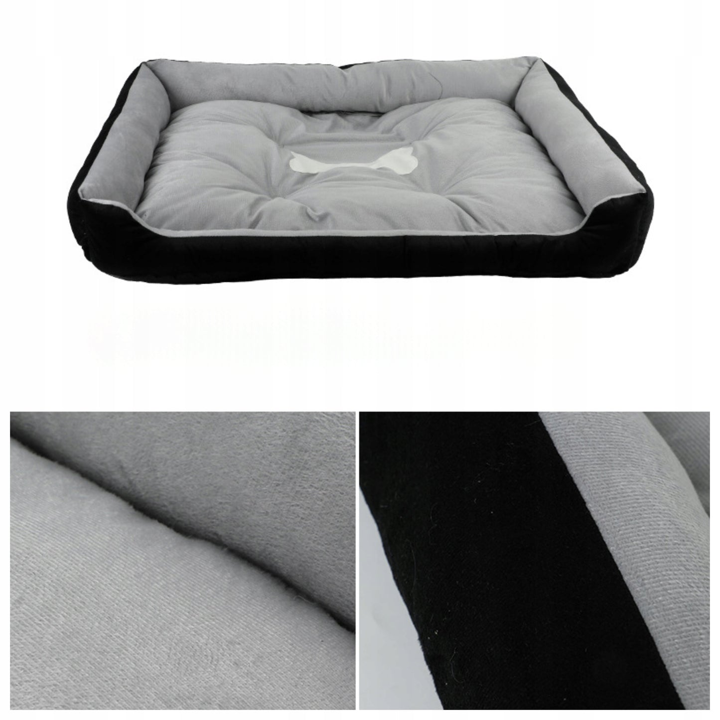 M 50x40cm nameltis miegojimo vieta šunims ir katėms kaulo formos