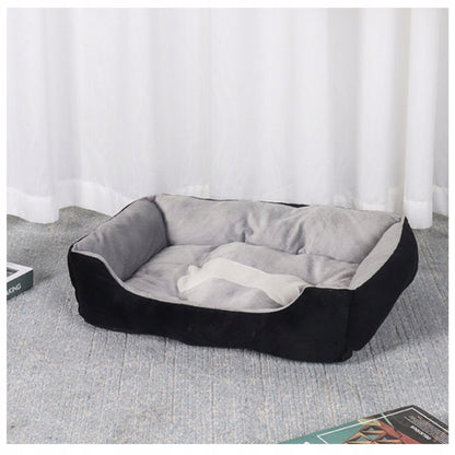 M 50x40cm nameltis miegojimo vieta šunims ir katėms kaulo formos