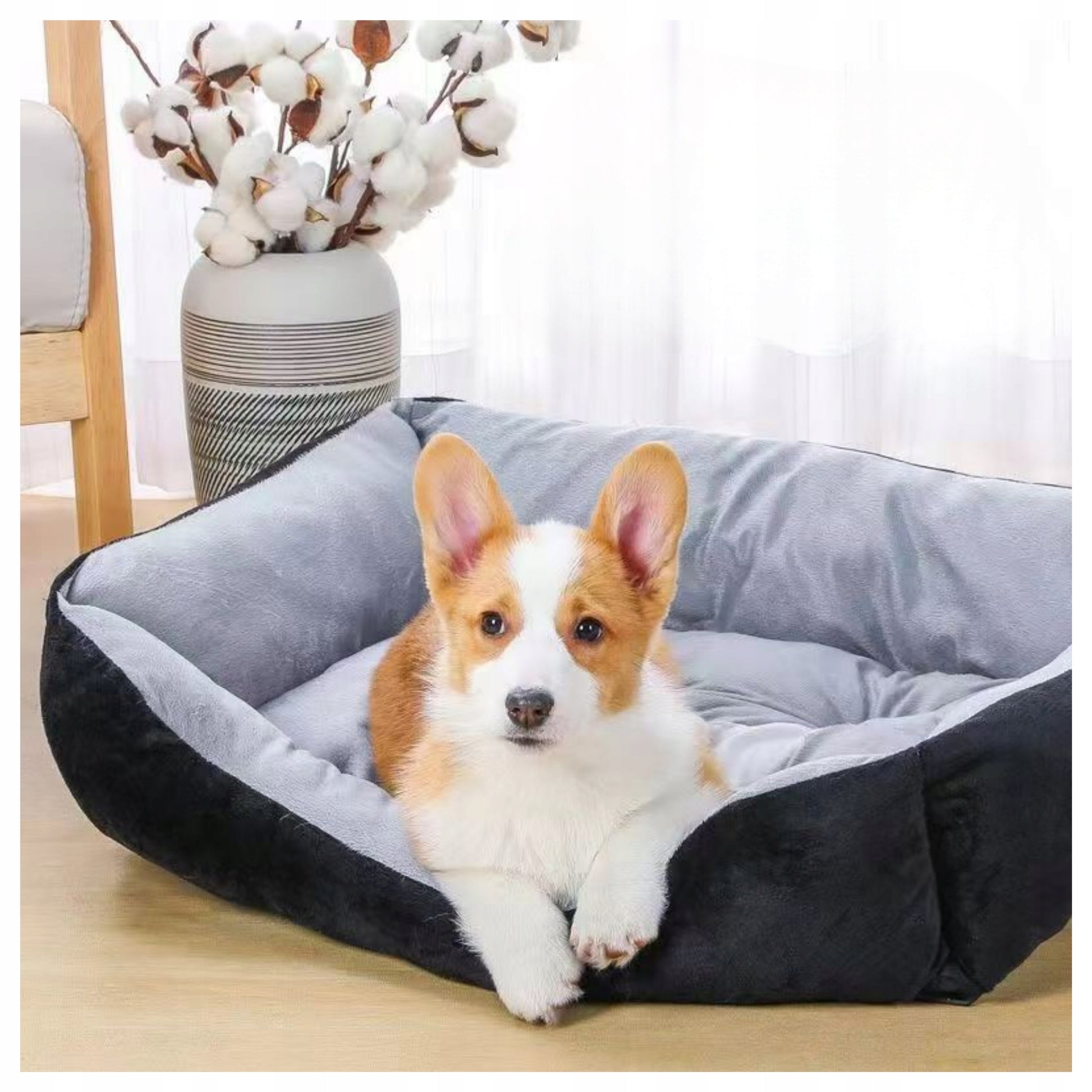 M 50x40cm nameltis miegojimo vieta šunims ir katėms kaulo formos