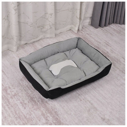 M 50x40cm nameltis miegojimo vieta šunims ir katėms kaulo formos