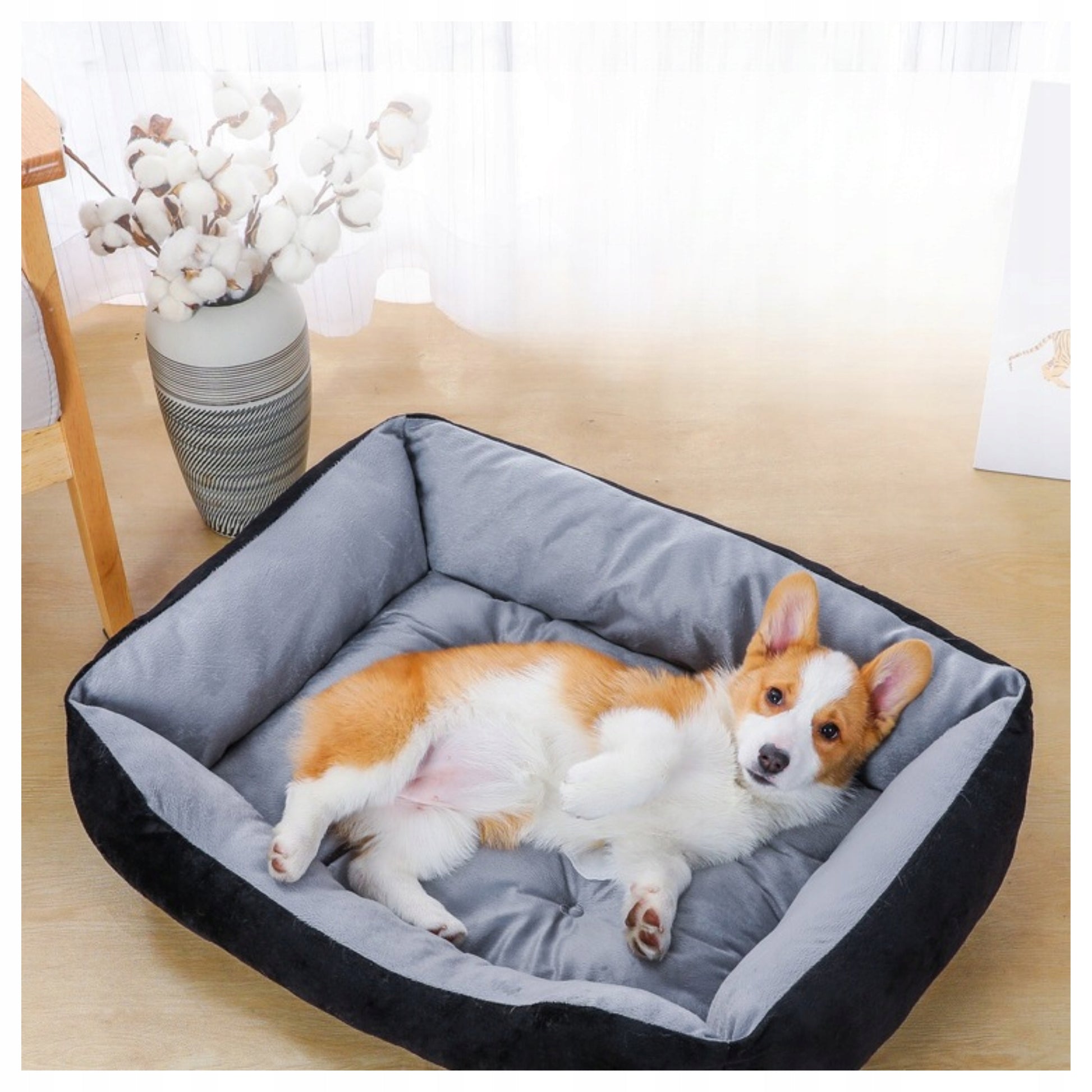 M 50x40cm nameltis miegojimo vieta šunims ir katėms kaulo formos