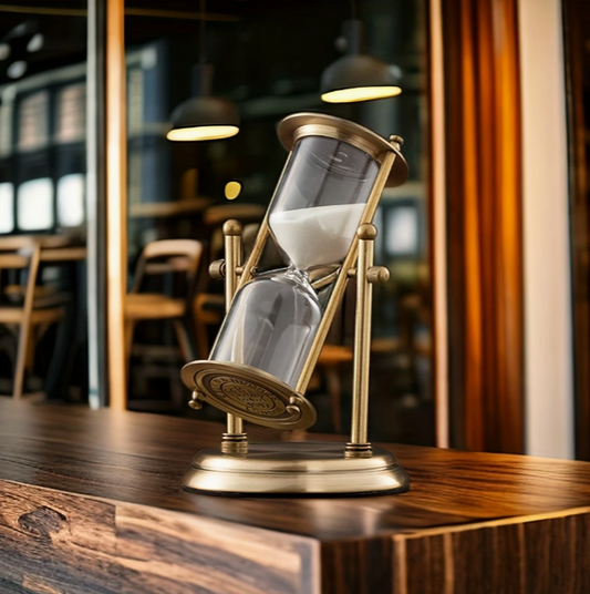 Rotating sand timer