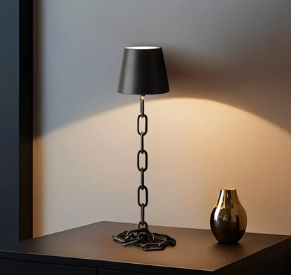 Levitating chain lamp