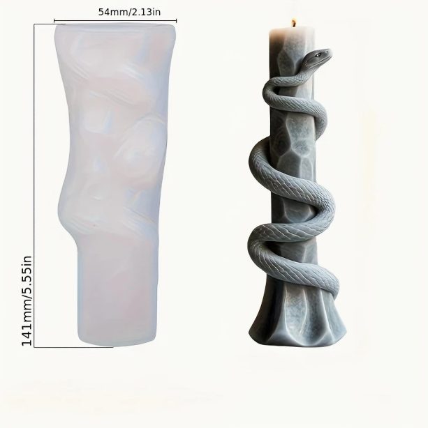 Silicone candle cobra