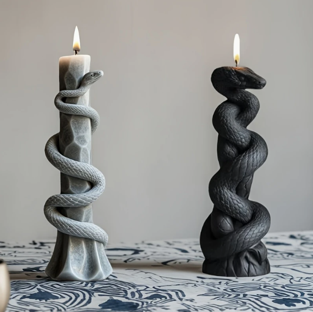 Silicone candle cobra