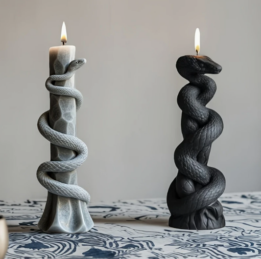 Silicone candle cobra