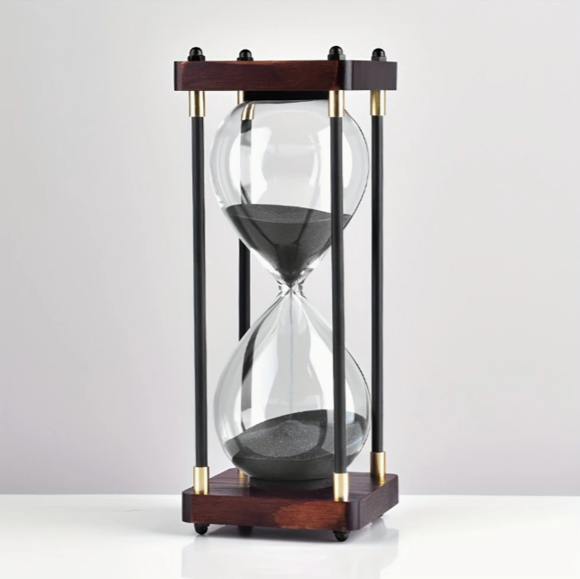 Vintage glass timer