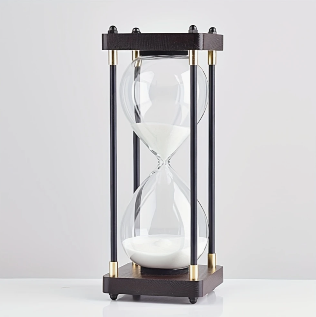 Vintage glass timer