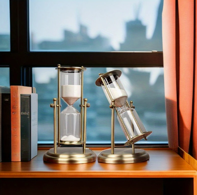 Rotating sand timer