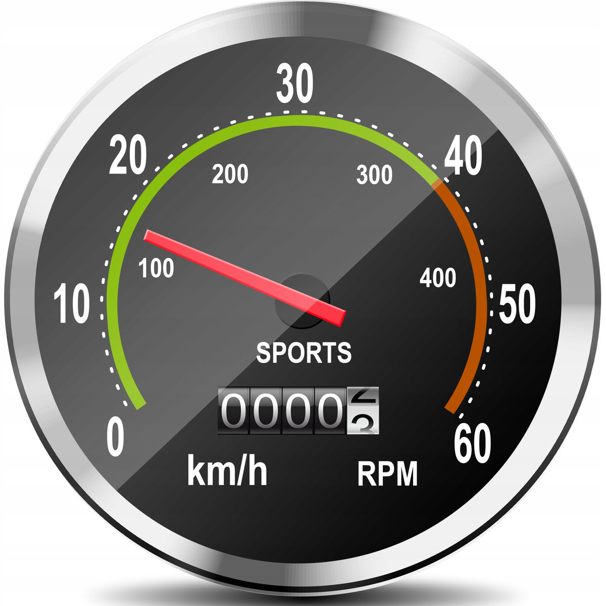 Retro Bicycle Counter – Battery-free, Waterproof Bicycle Speedometer